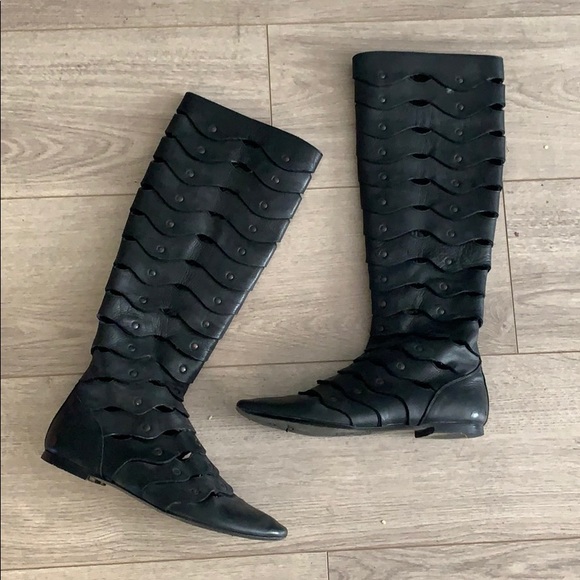Sigerson Morrison Shoes - Sigerson Morrison tall cut out boots.
